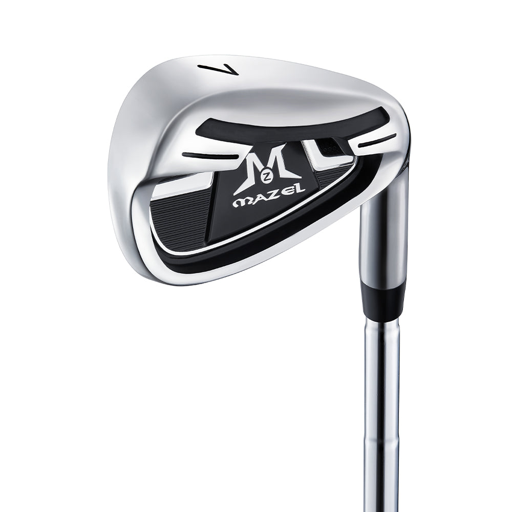 grey 7 iron golf swing trainer for kids beginners with ergonomic grip