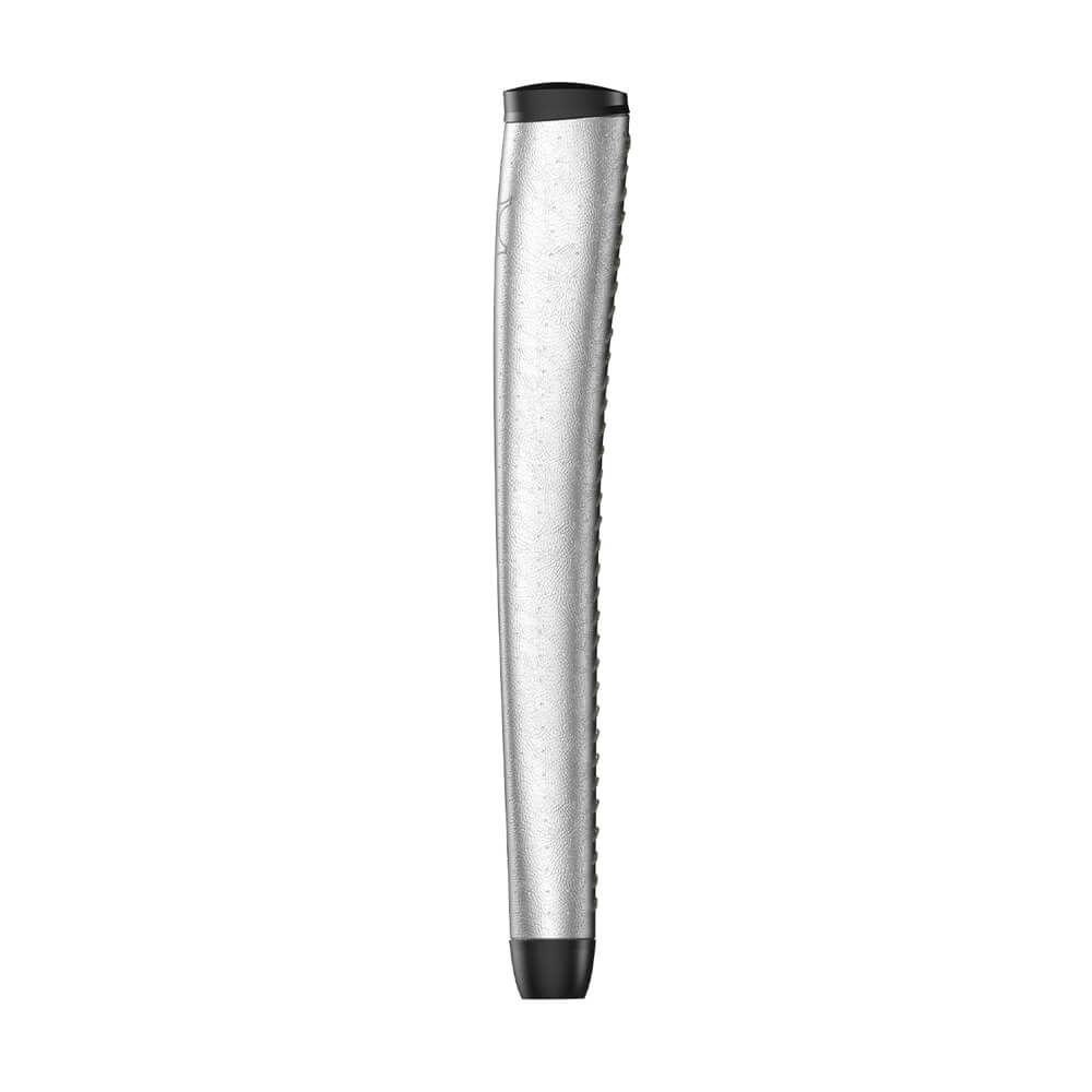 mazel golf leather putter grip silver 2