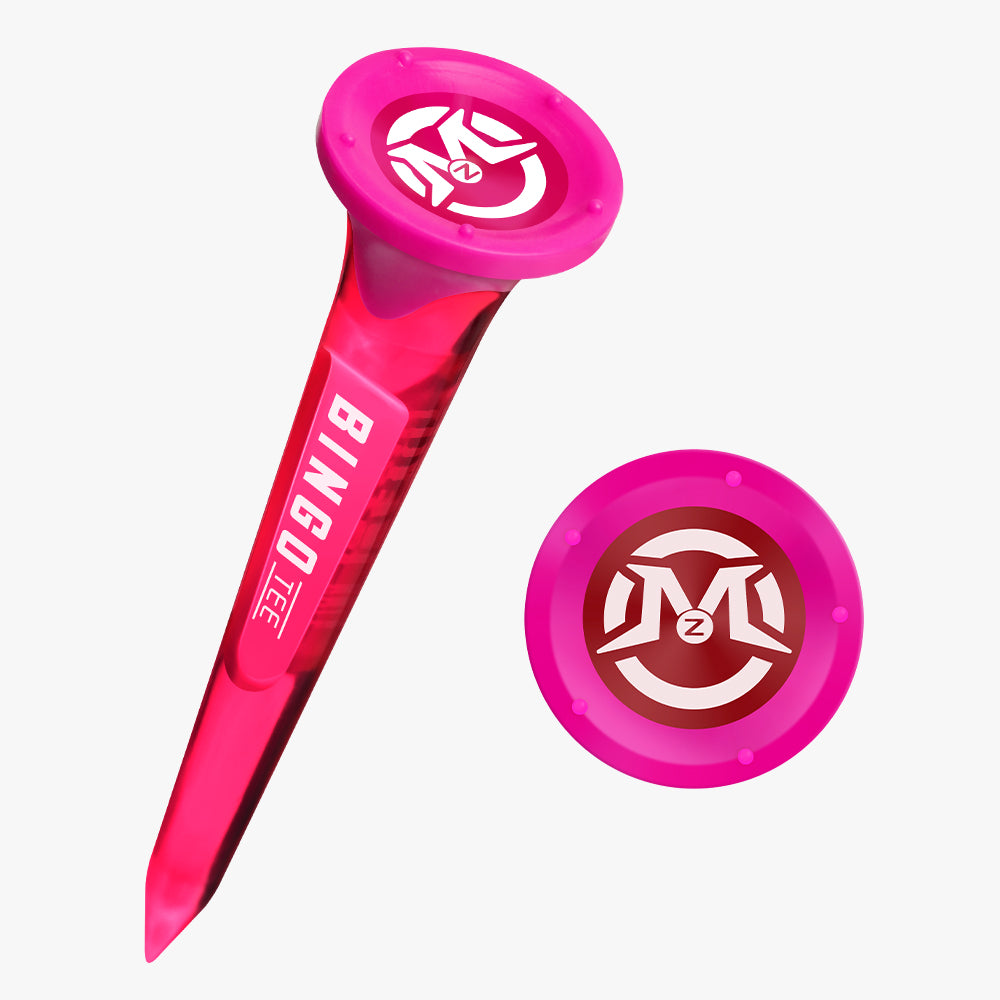 mazel plastic golf tees pink 2