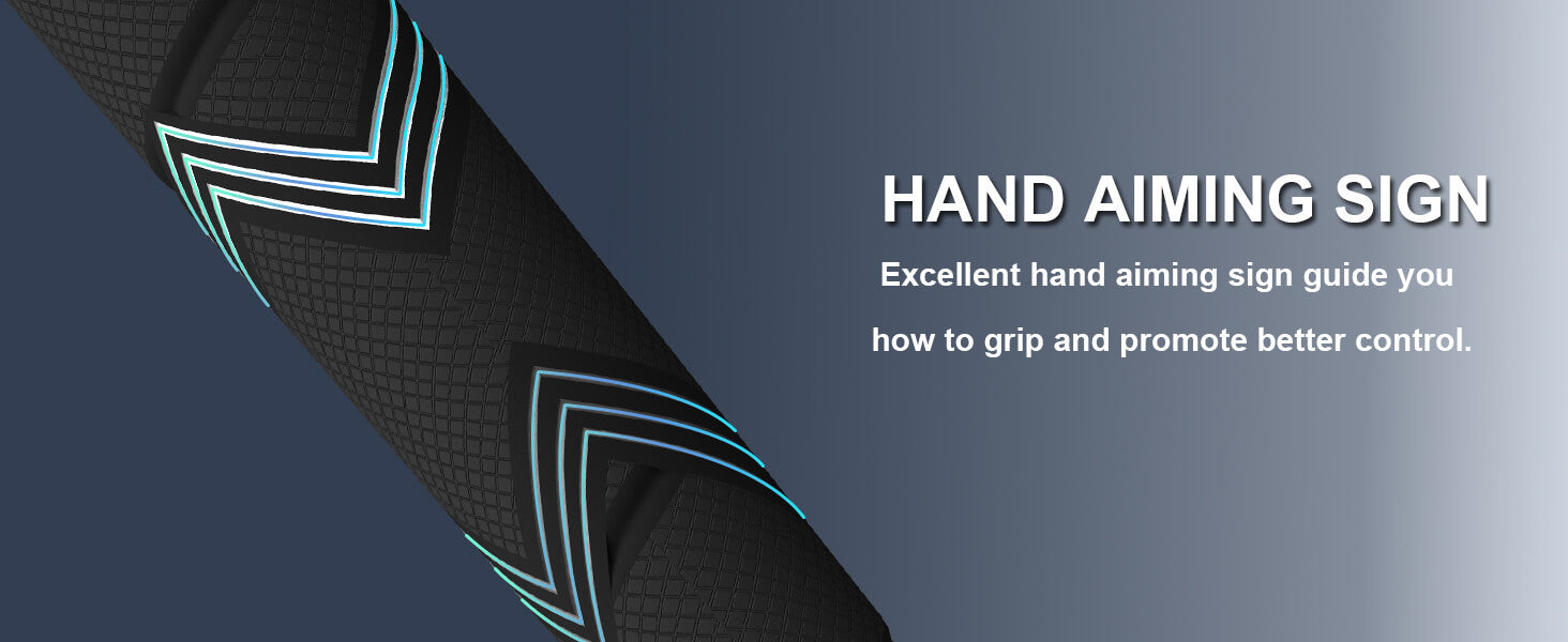 mazel golf grip hand aiming sign