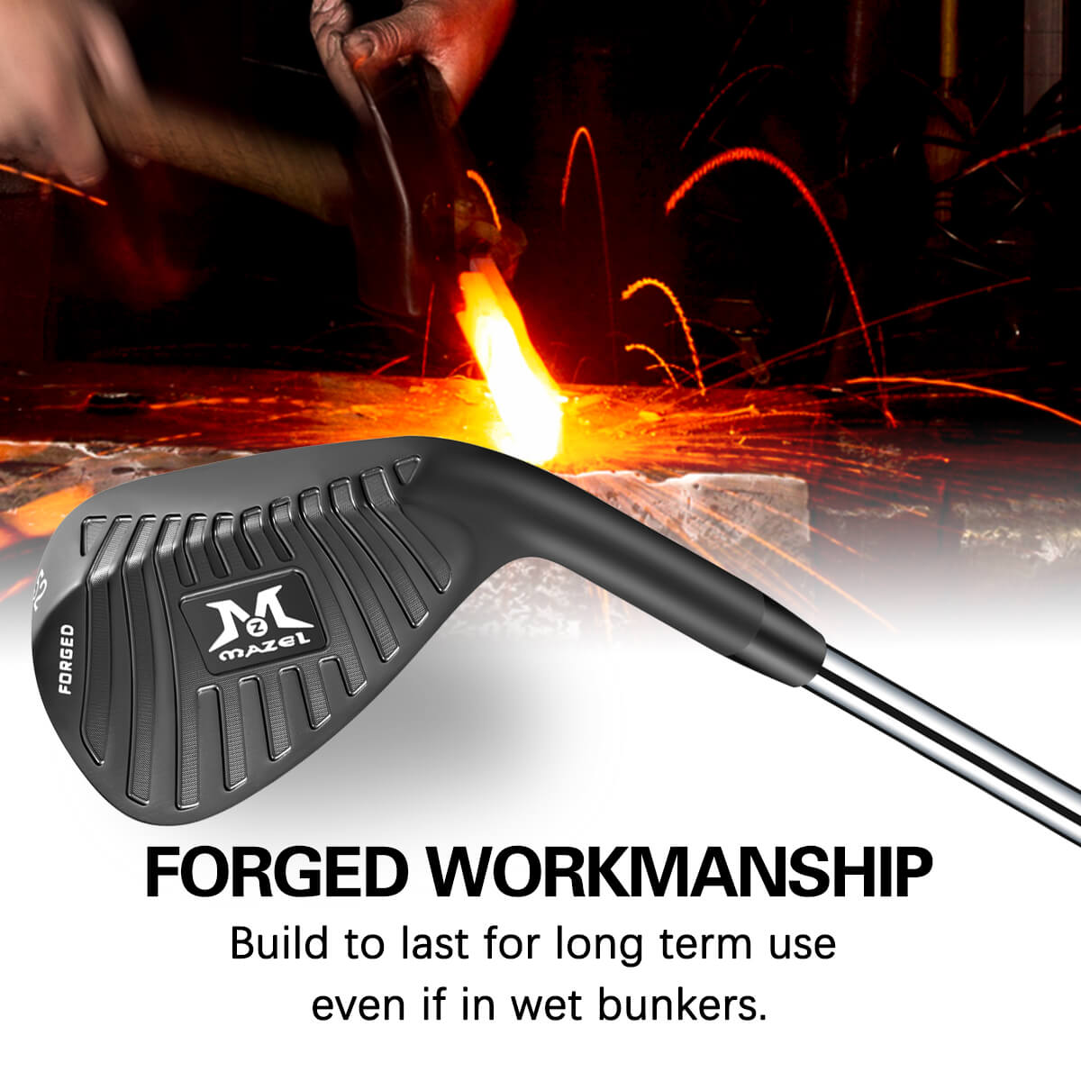 mazel forged workmanship wedge black