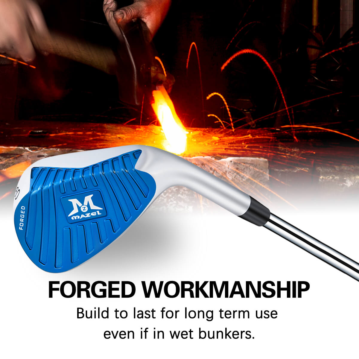 mazel forged workmanship wedge blue