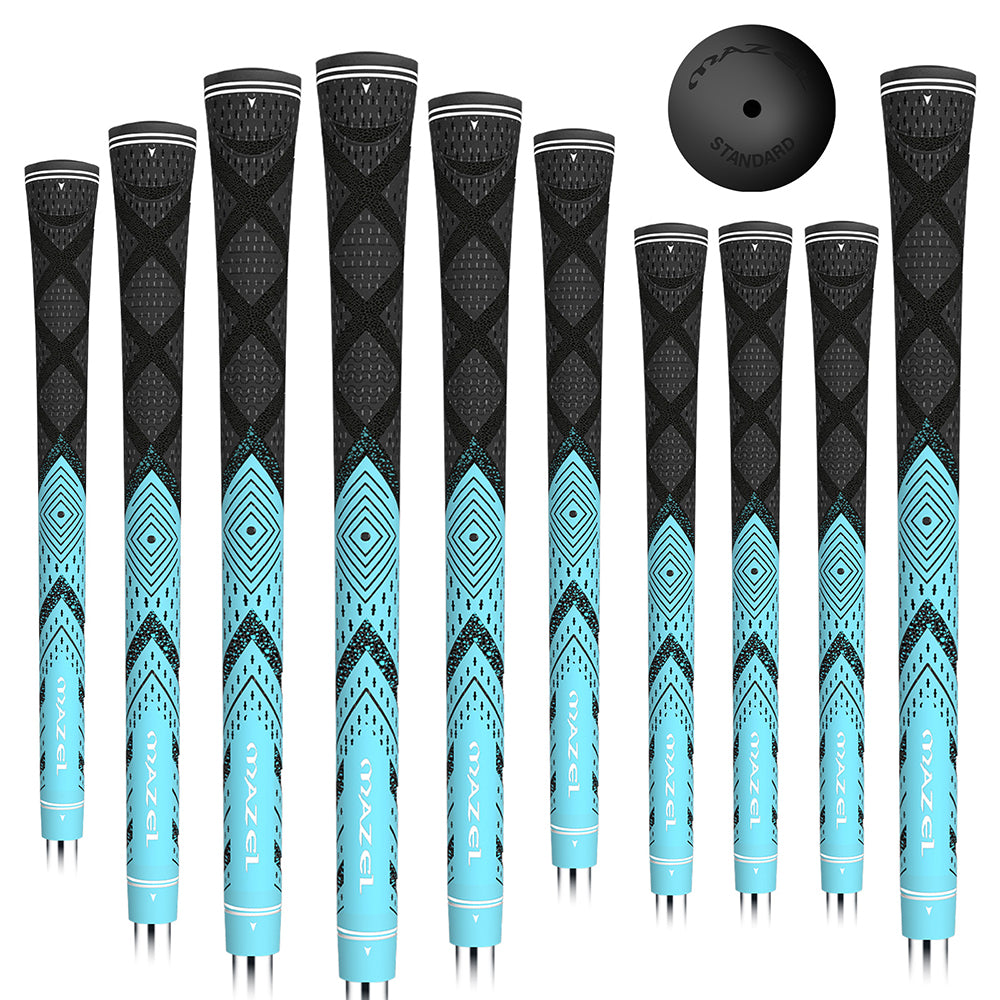 Cord Rubber Golf Grips for Men - 10 Pack