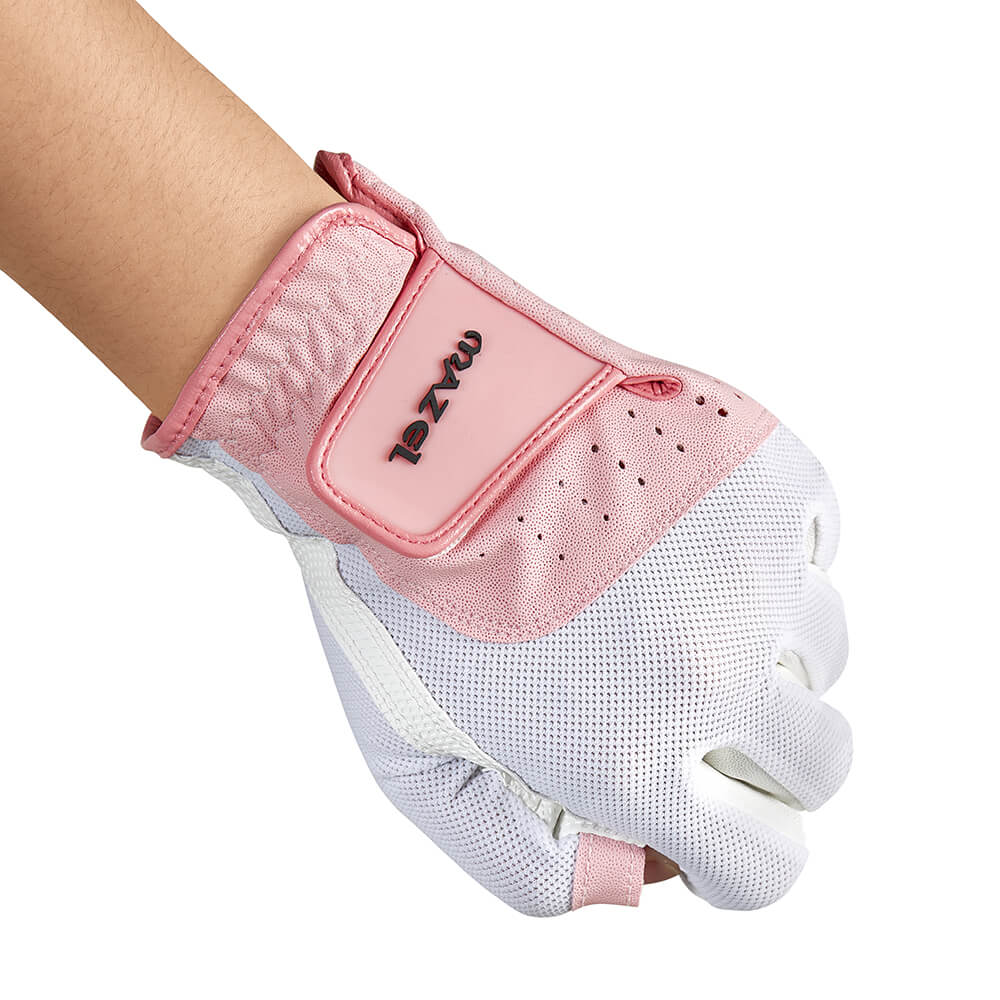 Women's Fingerless Golf Gloves One Pair Open-Finger Design