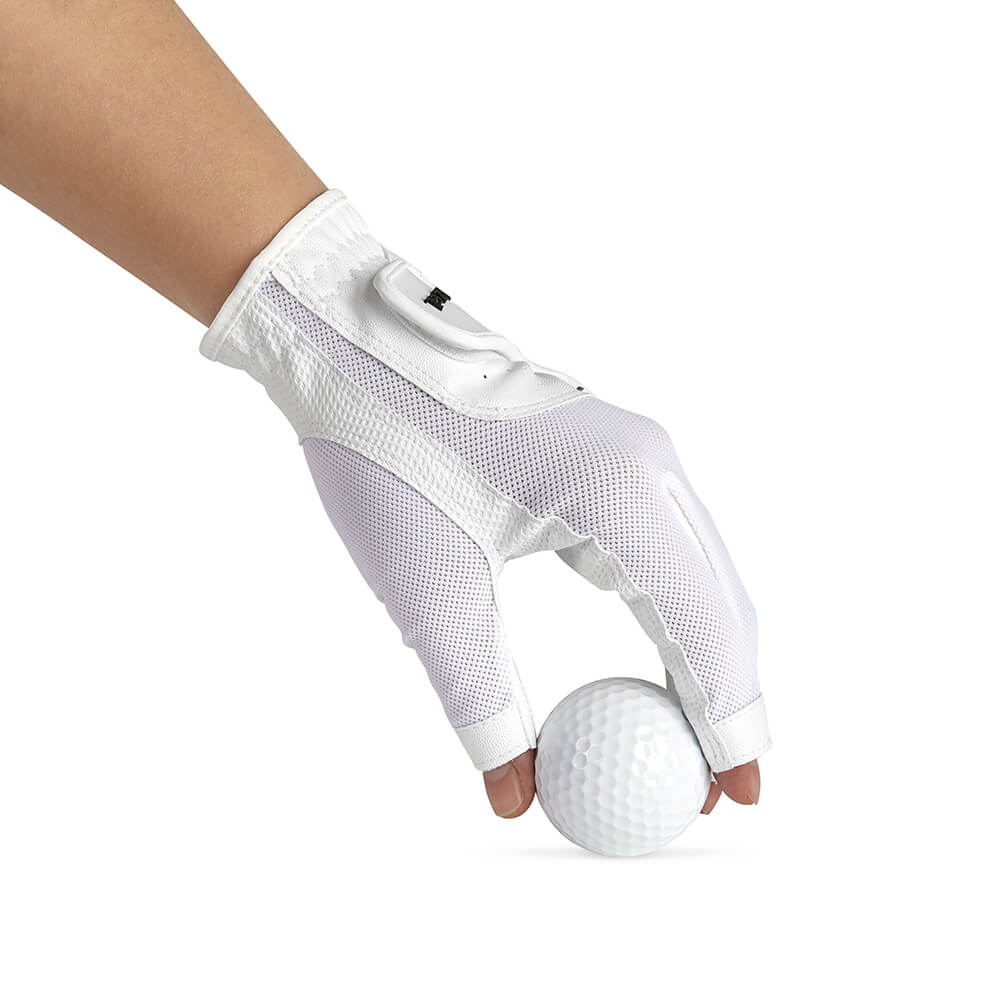 Women's Fingerless Golf Gloves One Pair Open-Finger Design