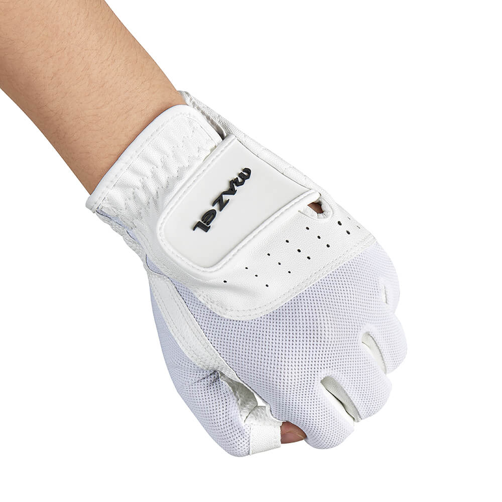 Women's Fingerless Golf Gloves One Pair Open-Finger Design