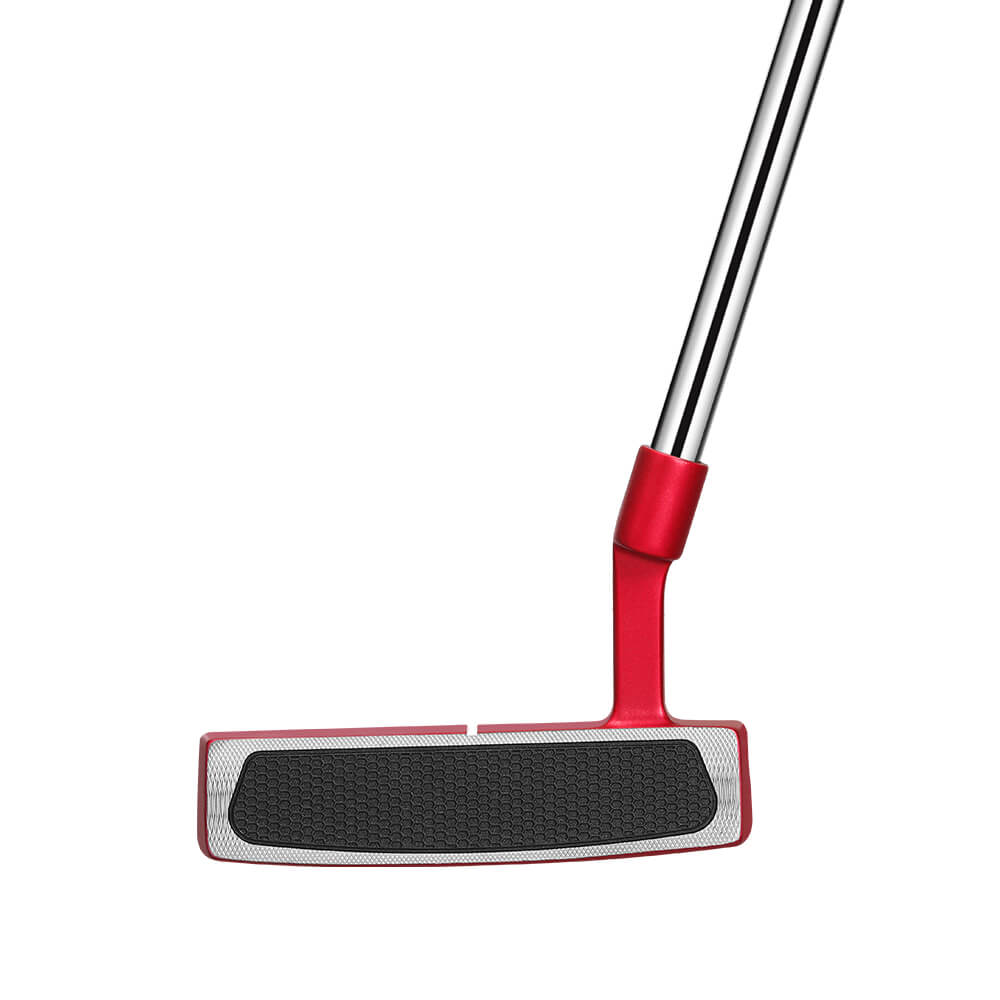 Golf putter with soft insert face for consistent roll