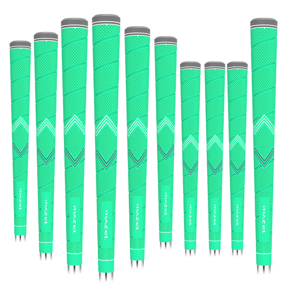 golf grip 10 pack green