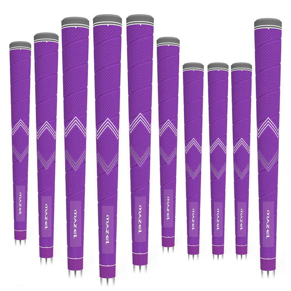 golf grip 10 pack purple