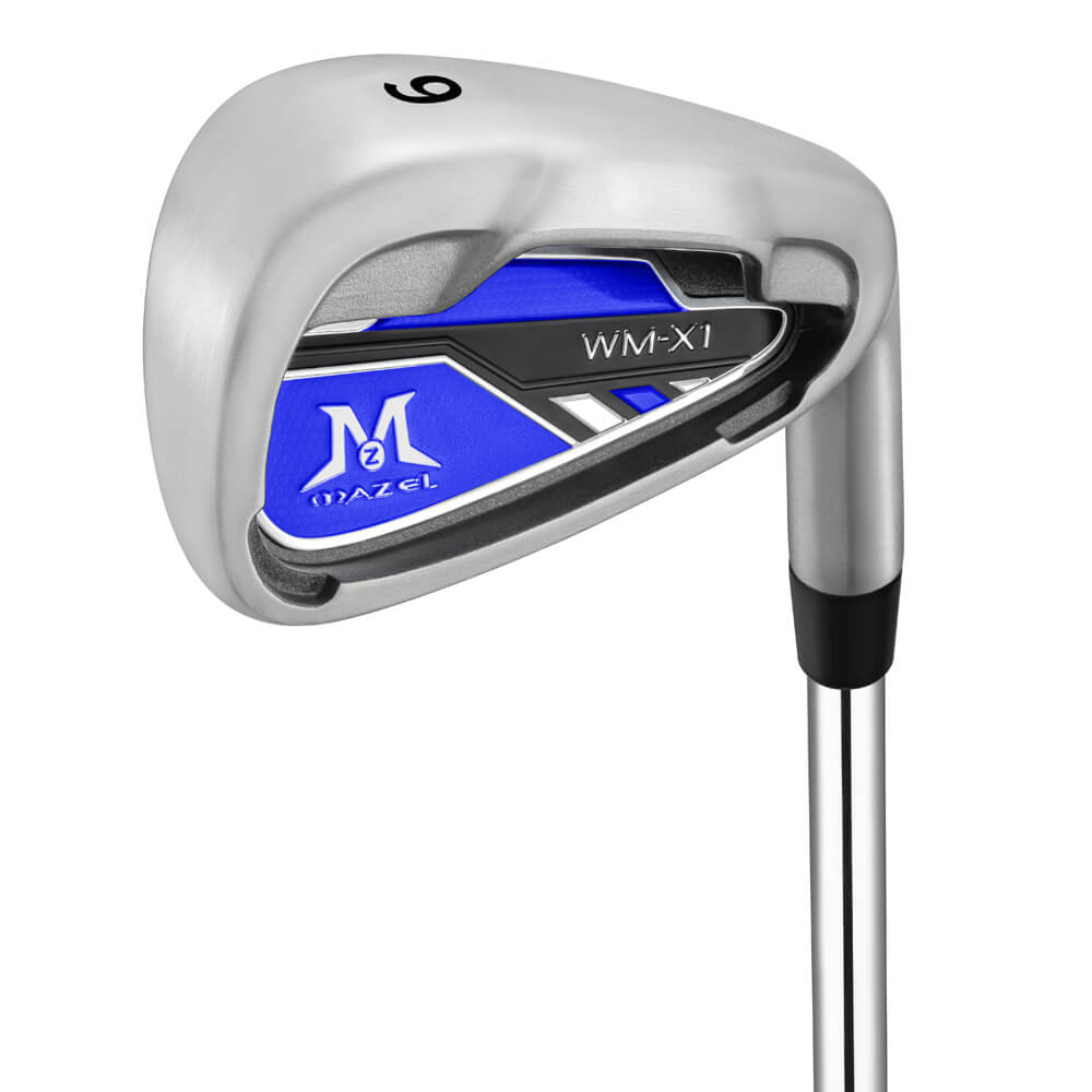 Mazel_golf_iron_set_wmx1 blue 9 iron