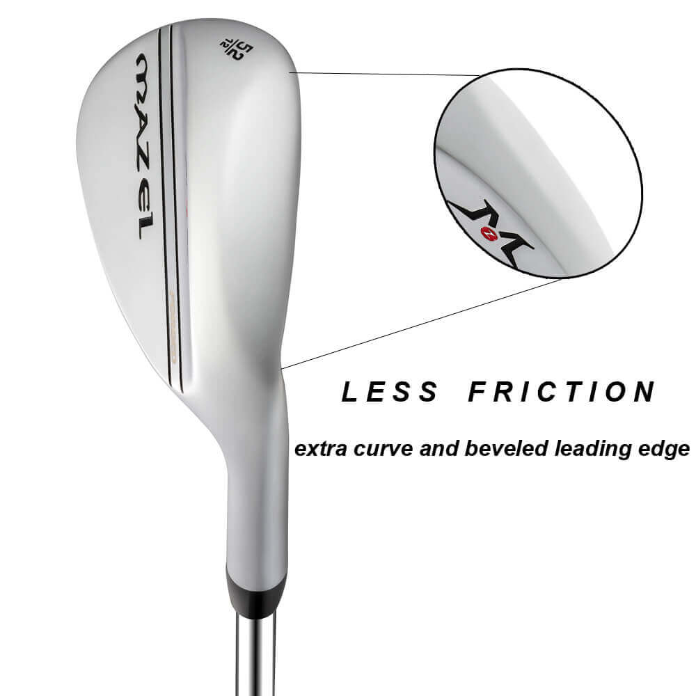 MAZEL Men Golf Sand Wedge Silver 52 d-5