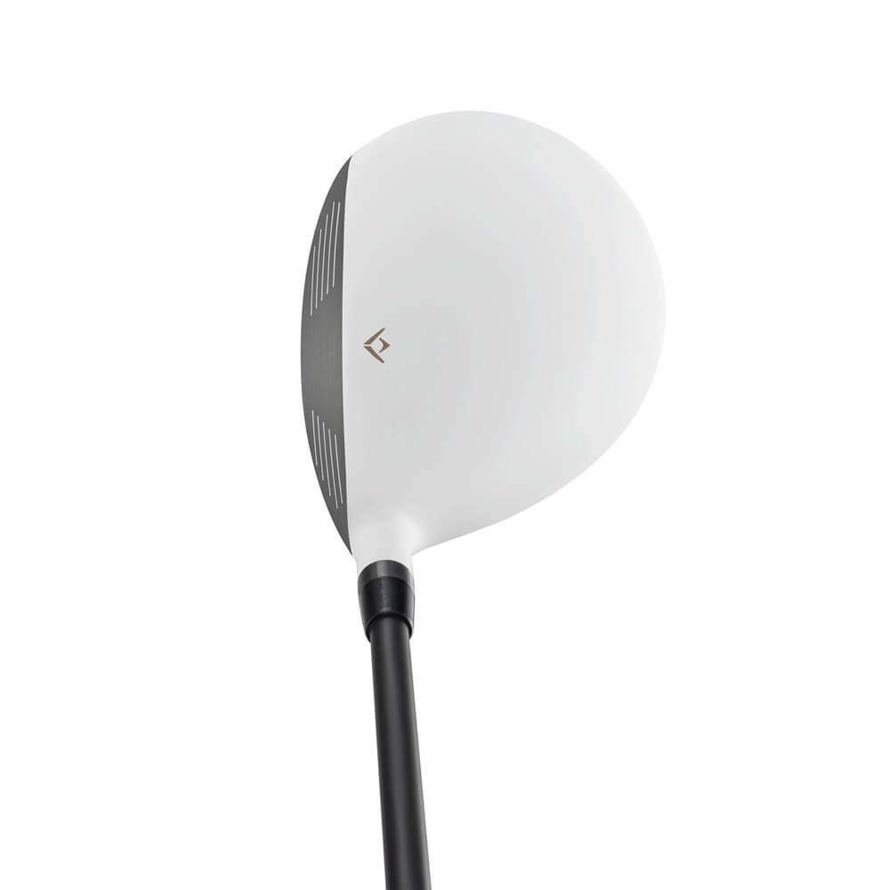 Top View of Fairway Wood Golf Clubs with Protective Headcovers