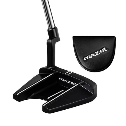 mazel golf putter with headcover black mp001 1