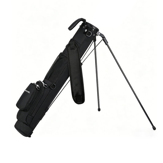 mazel golf black Golf Stand Bag with Shoulder Strap and Tripod Legs – Lightweight Golf Carry Bag for Men and Women