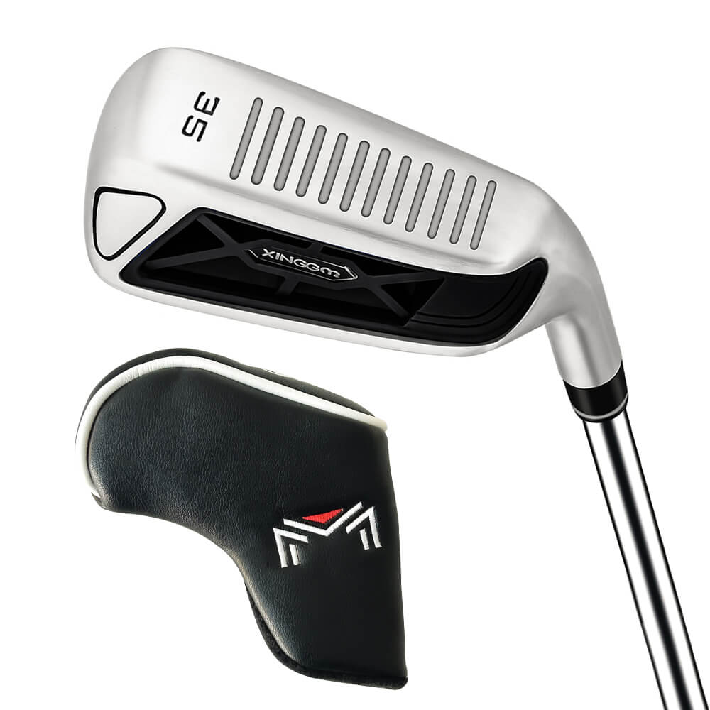 chipper golf club with head cover 35 degree black