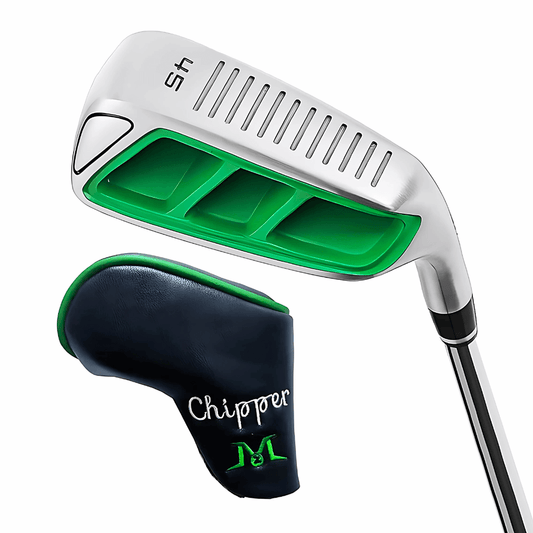 chipper golf club with head cover 45 degree green