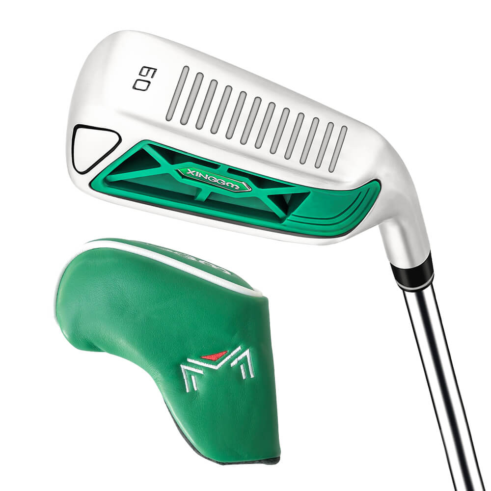 chipper golf club with head cover 60 degree green
