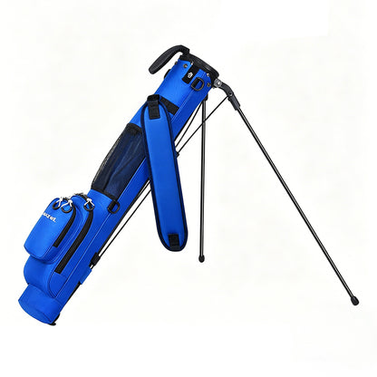mazel golf Blue Golf Stand Bag with Comfortable Shoulder Strap and Durable Stand Legs – Lightweight Golf Carry Golf Bag with Storage Pockets