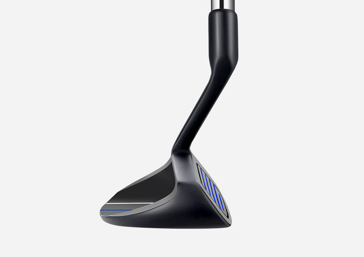 Wide sole design on MAZEL 37 degree golf chipper glides through grass smoothly for clean, consistent contact without digging.
