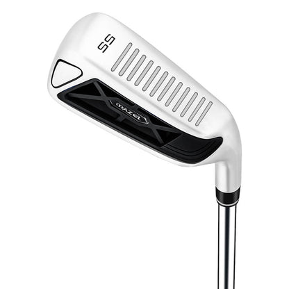 Mazel Chipper Wedge 2.0 55° Black – Front View with Heavy Head and Accurate Chipping Design