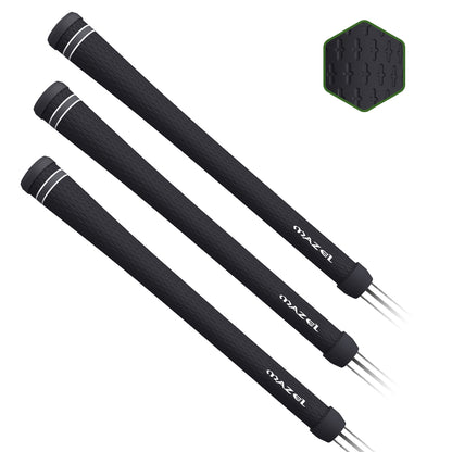 MAZEL Golf 3-Pack Lightweight Golf Grips – EVA Core for Comfort & Control