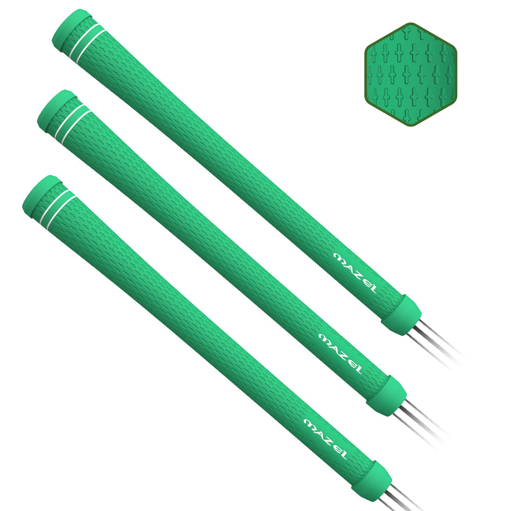 MAZEL Golf 3-Pack Lightweight Golf Grips – EVA Core for Comfort & Control