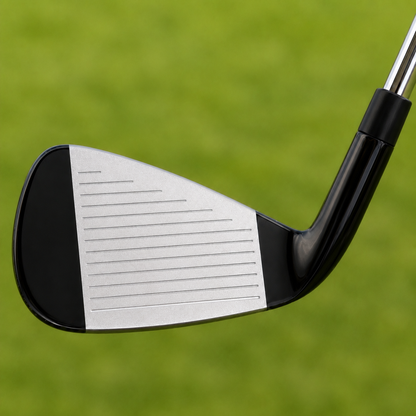 MAZEL 3-SW golf iron set with black heads and steel shafts