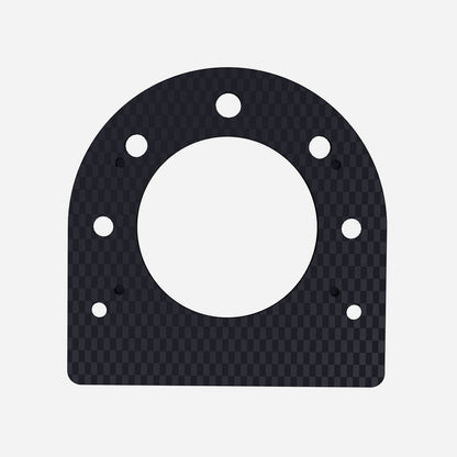 Bottom view of Black Mazel Golf Putting Cup – sturdy aluminum cup for realistic indoor and outdoor golf practice