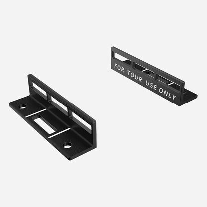 Angled top view of Mazel Golf Pro Putting Path Trainer in Black highlighting putting path guide