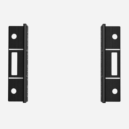 Back view of Mazel Golf Pro Putting Path Trainer in Black showing premium CNC aluminum alloy construction