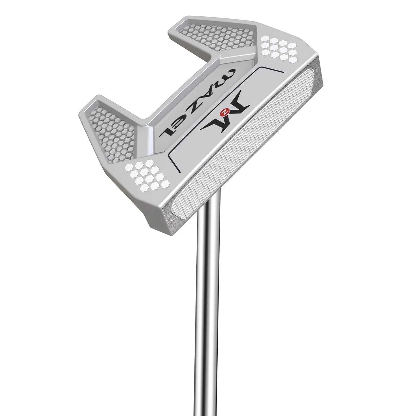 mazel golf zero torque golf putter silver