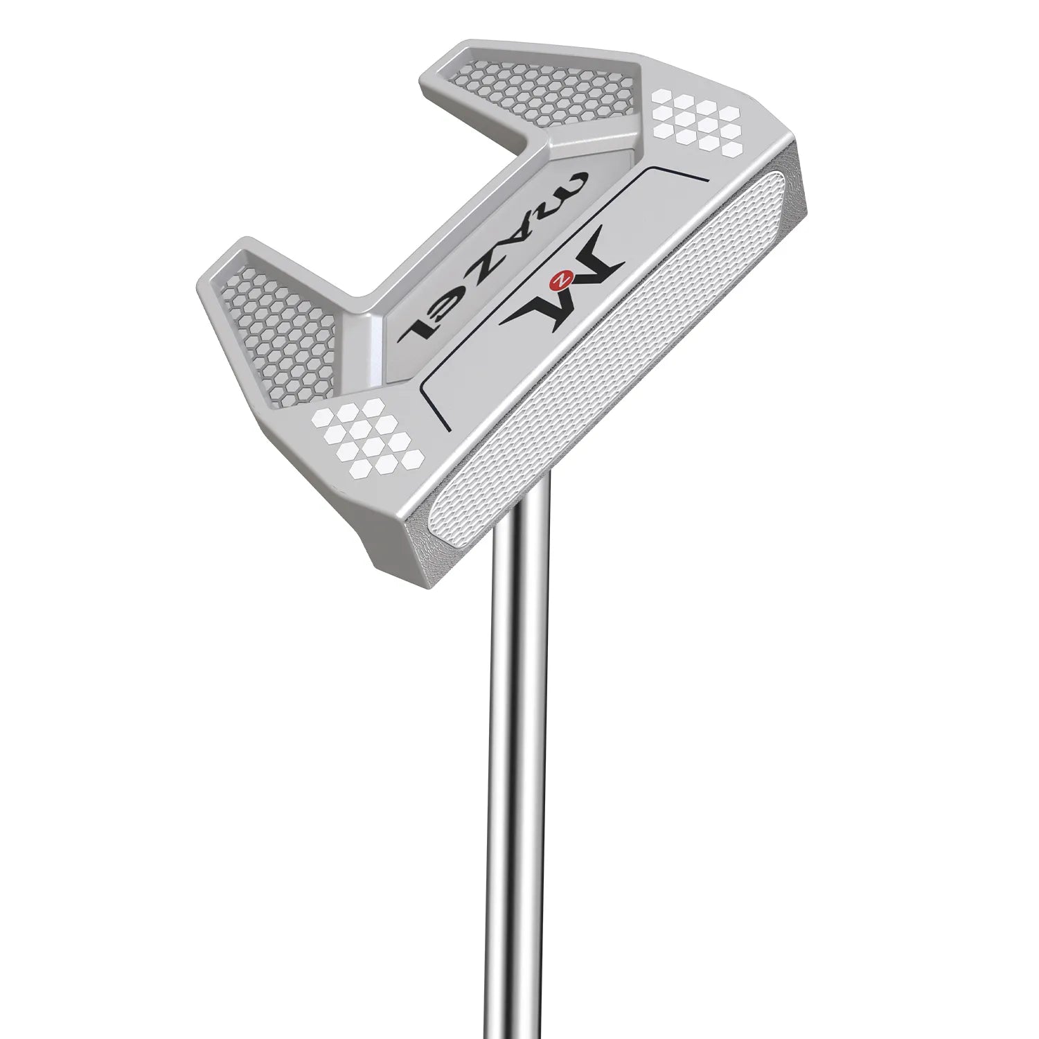 mazel golf zero torque golf putter silver