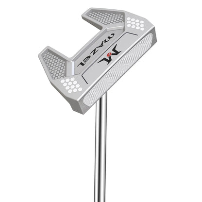 mazel golf zero torque golf putter silver