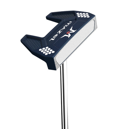 mazel golf zero torque golf putter silver