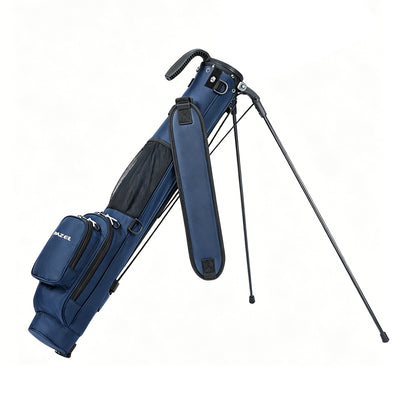 mazel golf navy Golf Stand Bag with Padded Shoulder Strap and Stable Stand System – Lightweight Golf Bag for Course Use