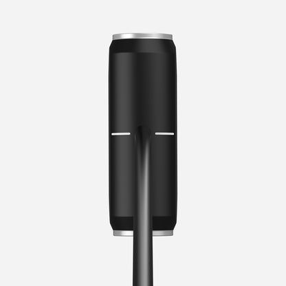 Side view of the black MAZEL Two-Way Stand Up Putter head