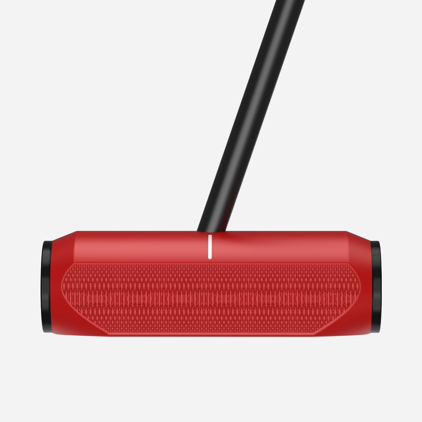 Red MAZEL Two-Way Stand Up Putter with CNC-milled striking face
