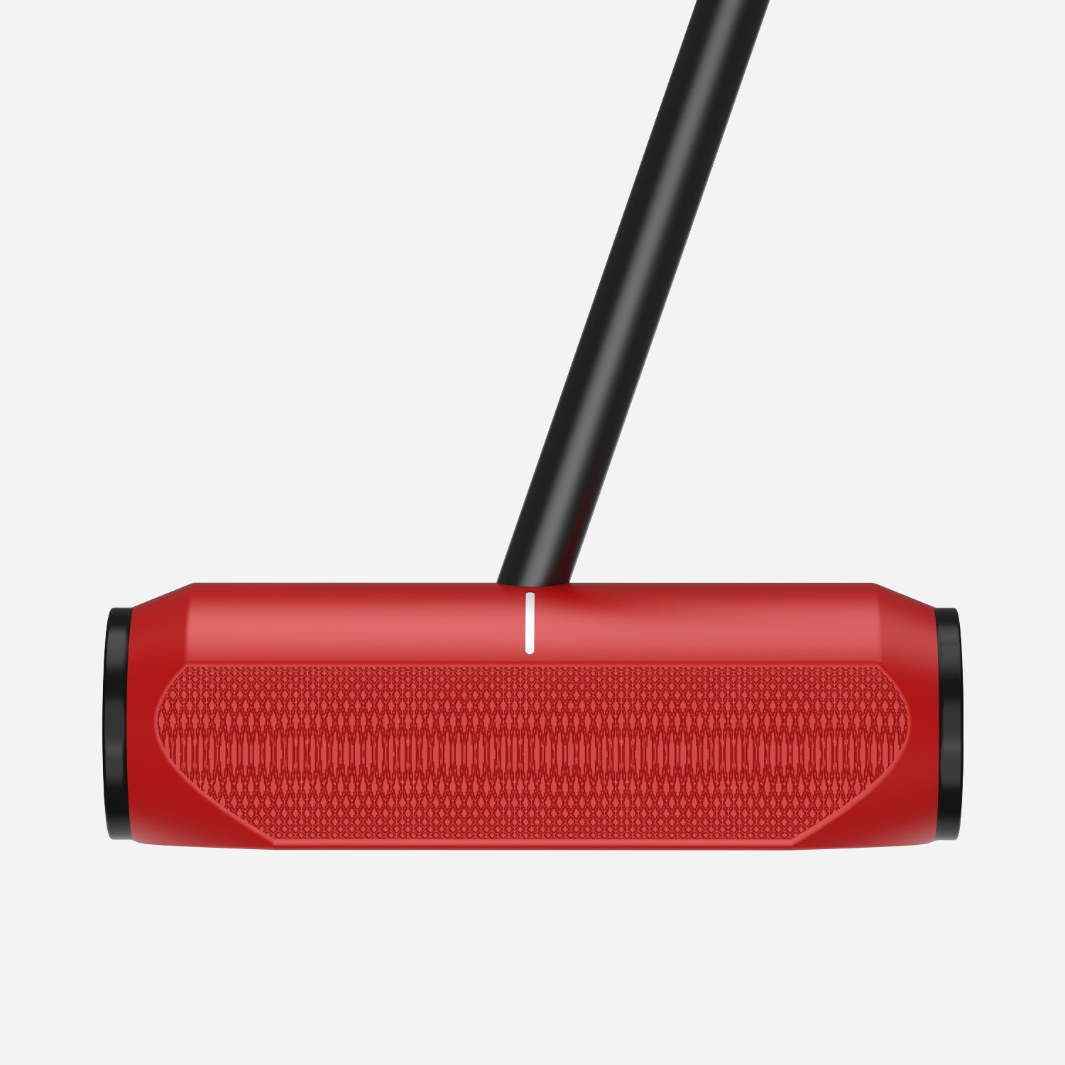 Red MAZEL Two-Way Stand Up Putter with CNC-milled striking face
