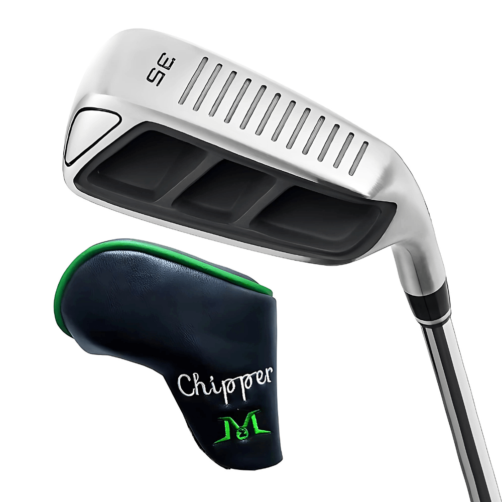 chipper golf club with head cover 35 degree black