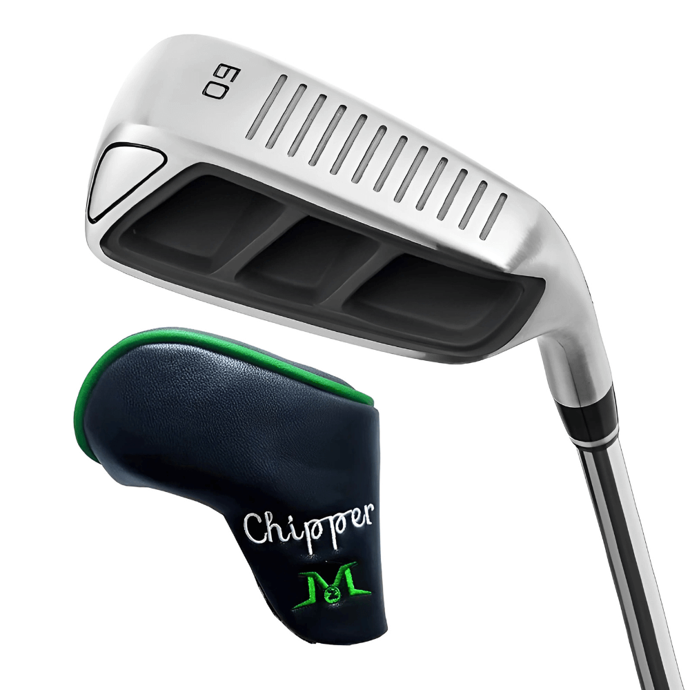 chipper golf club with head cover 60 degree black