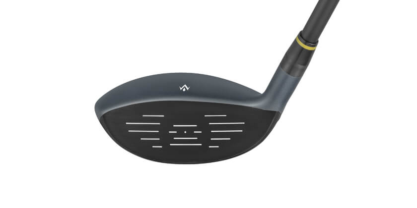 mazel golf hybrid club wolf high rebound hitting face