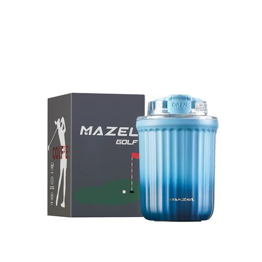 mazel golf coffee cup blue 1