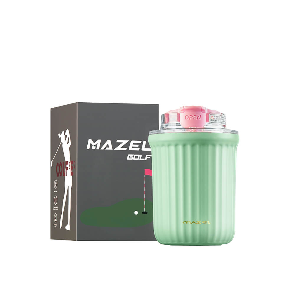 mazel golf coffee cup green 1