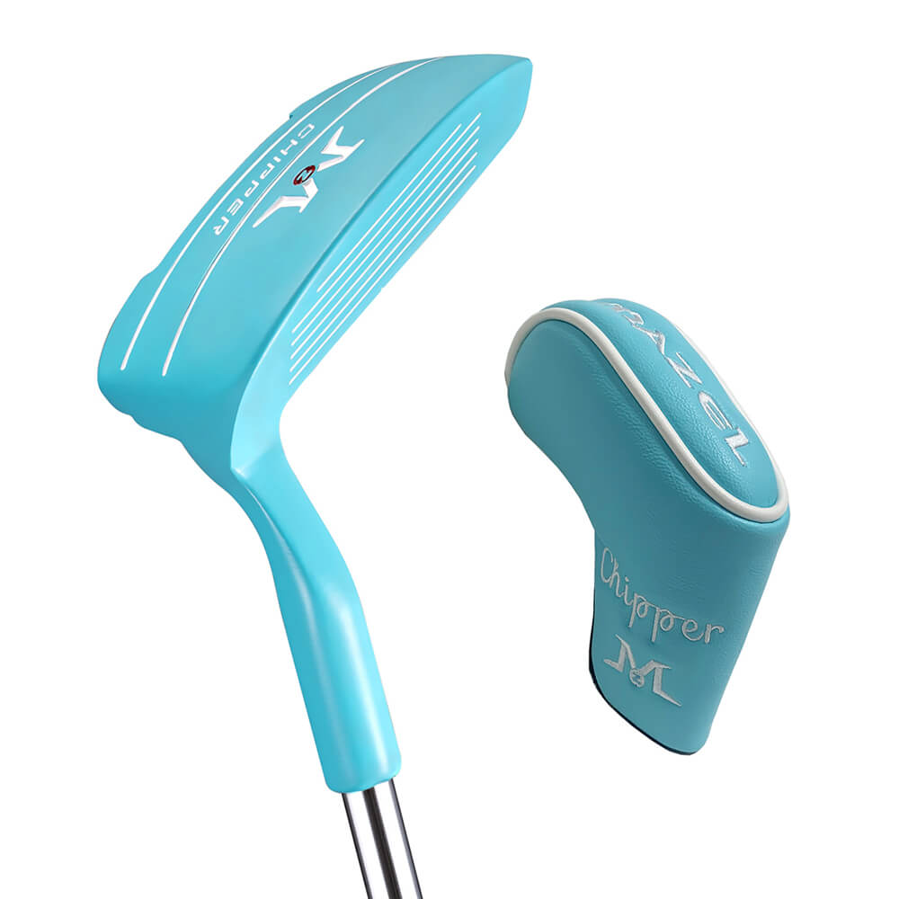 mazel golf chipper with headcover blue