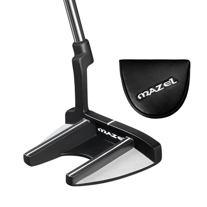 mazel golf putter black with headcover mp002 right