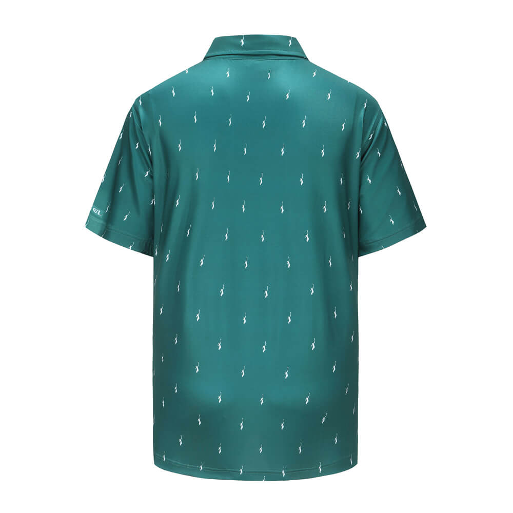 mazel golf shirt dark green2