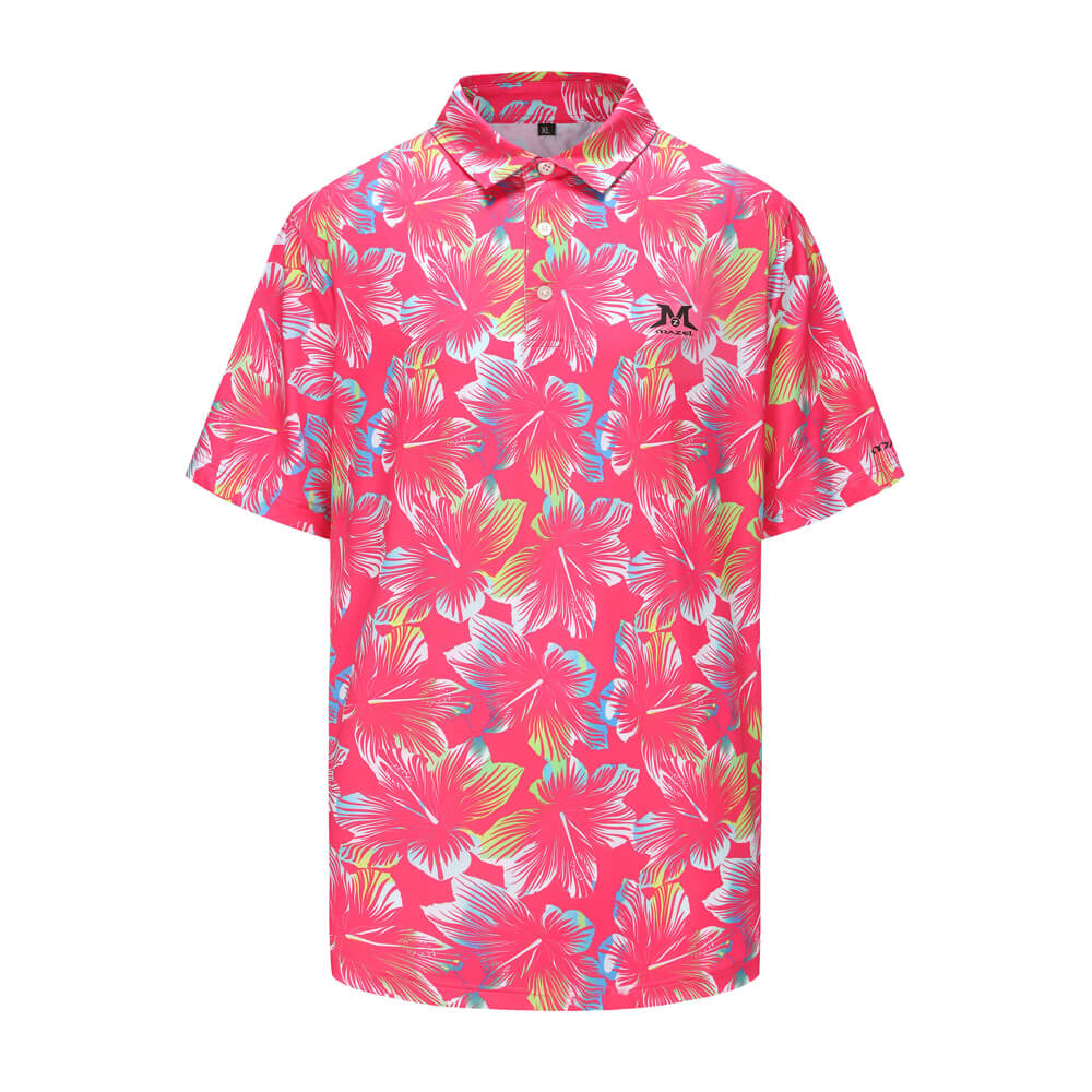 mazel golf shirt pink 4