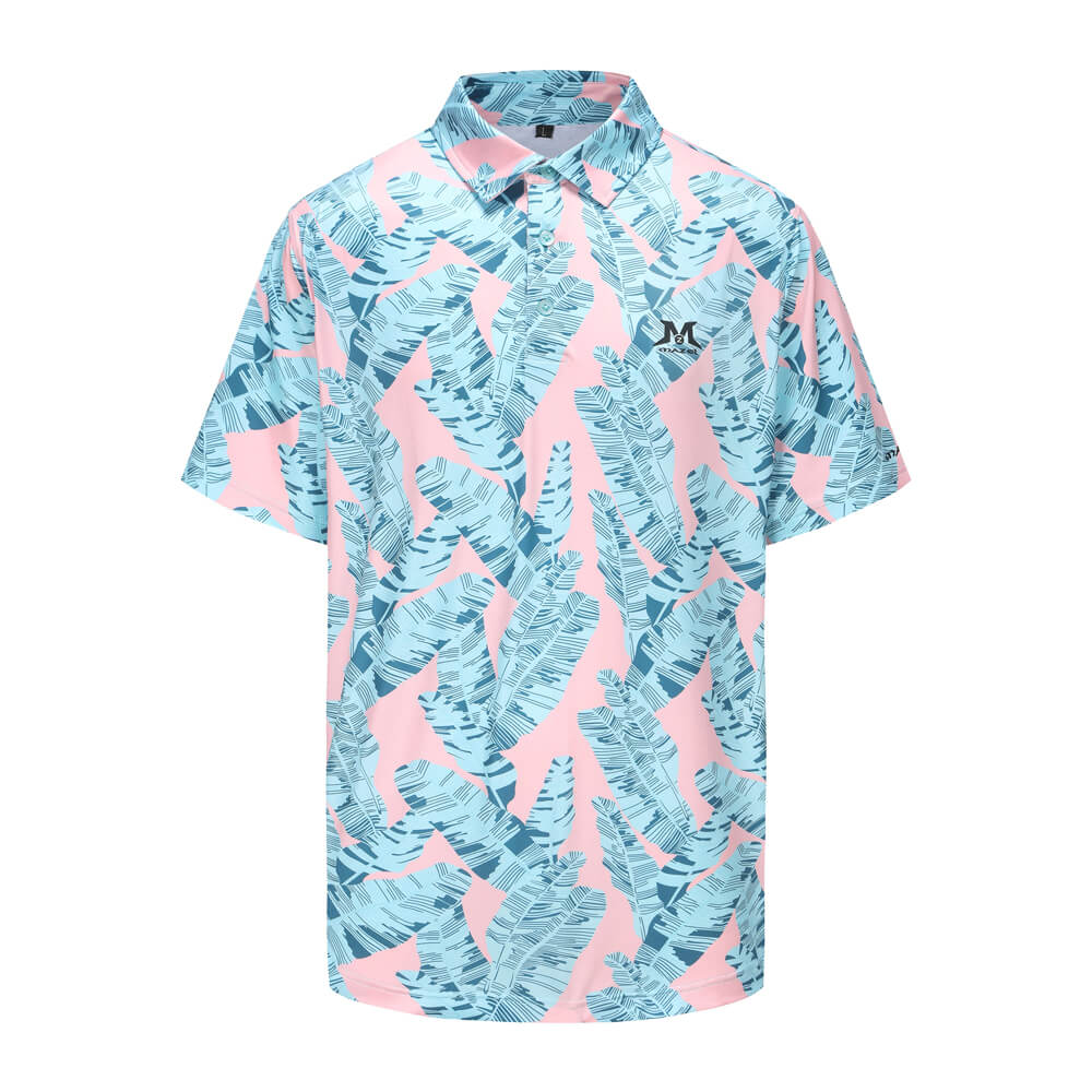 mazel golf shirts blue pink 4