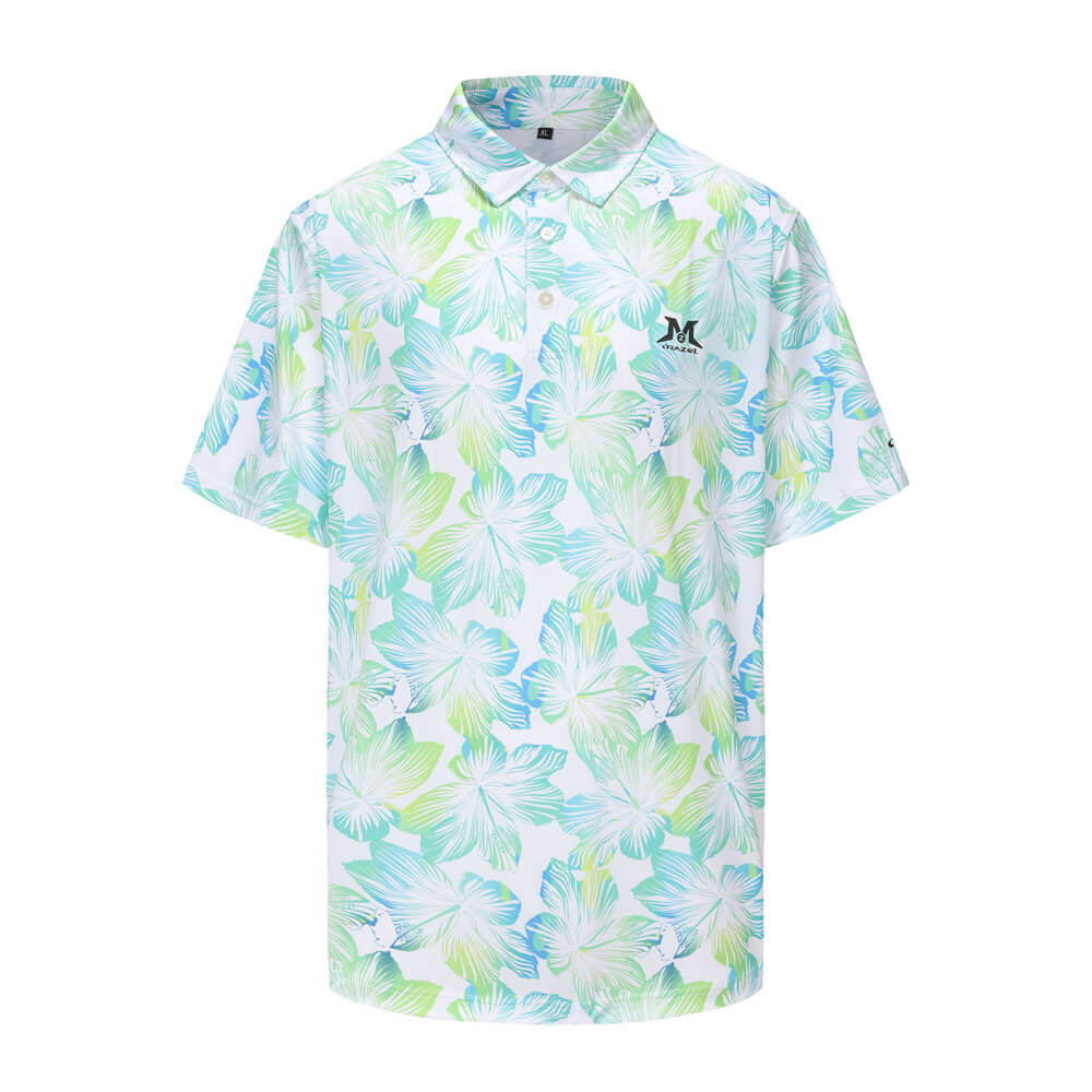 mazel golf shirts color green 4