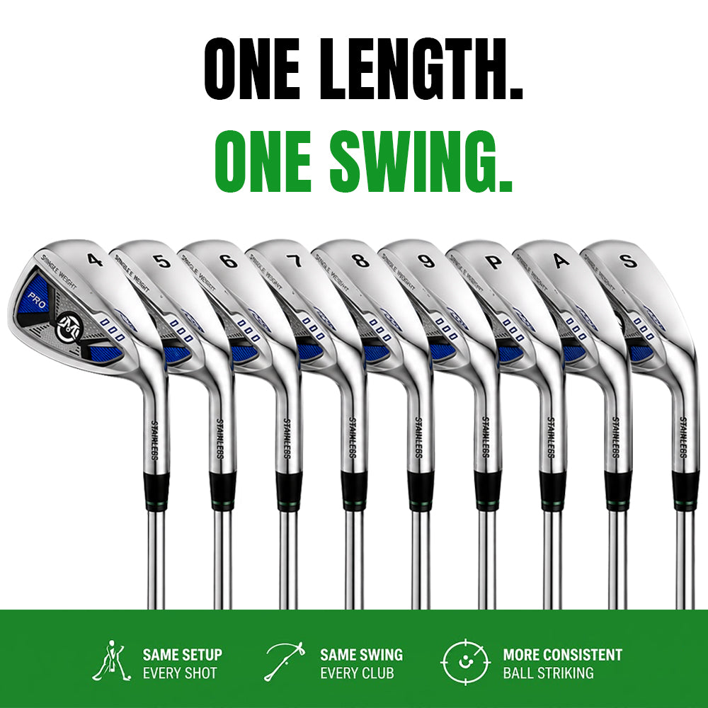 MAZEL Single Length Golf Irons Set 4-SW for Mid & High Handicap